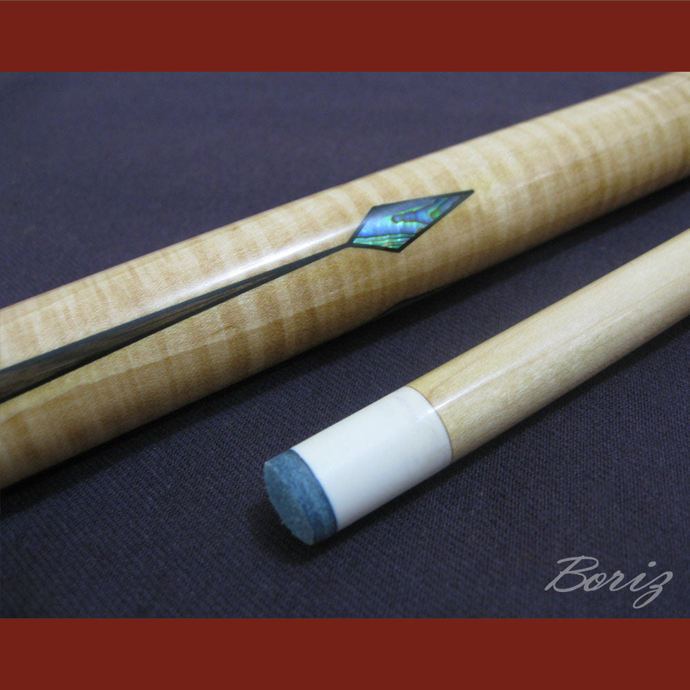 Boriz Billiards Raw Snake Skin Grip Pool Cue Stick Original Inlay Artwork #BCC002