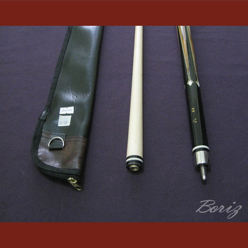 Boriz Billiards Laminated Snake Skin Grip Pool Cue Stick Original Inlay Artwork #BCC028