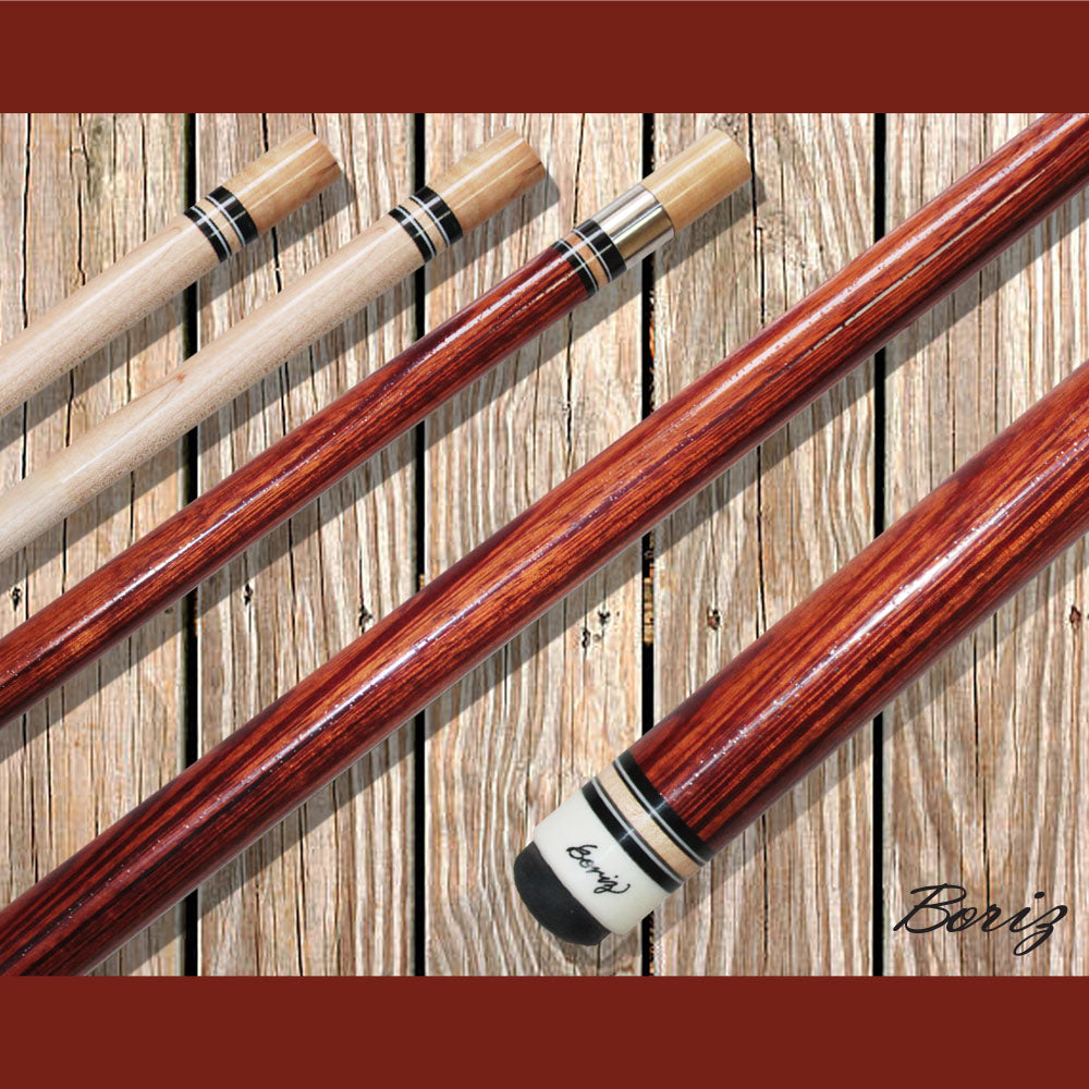 Boriz Billiards Bare Shaft Grip Pool Cue Stick Original Inlay Artwork #BCC117