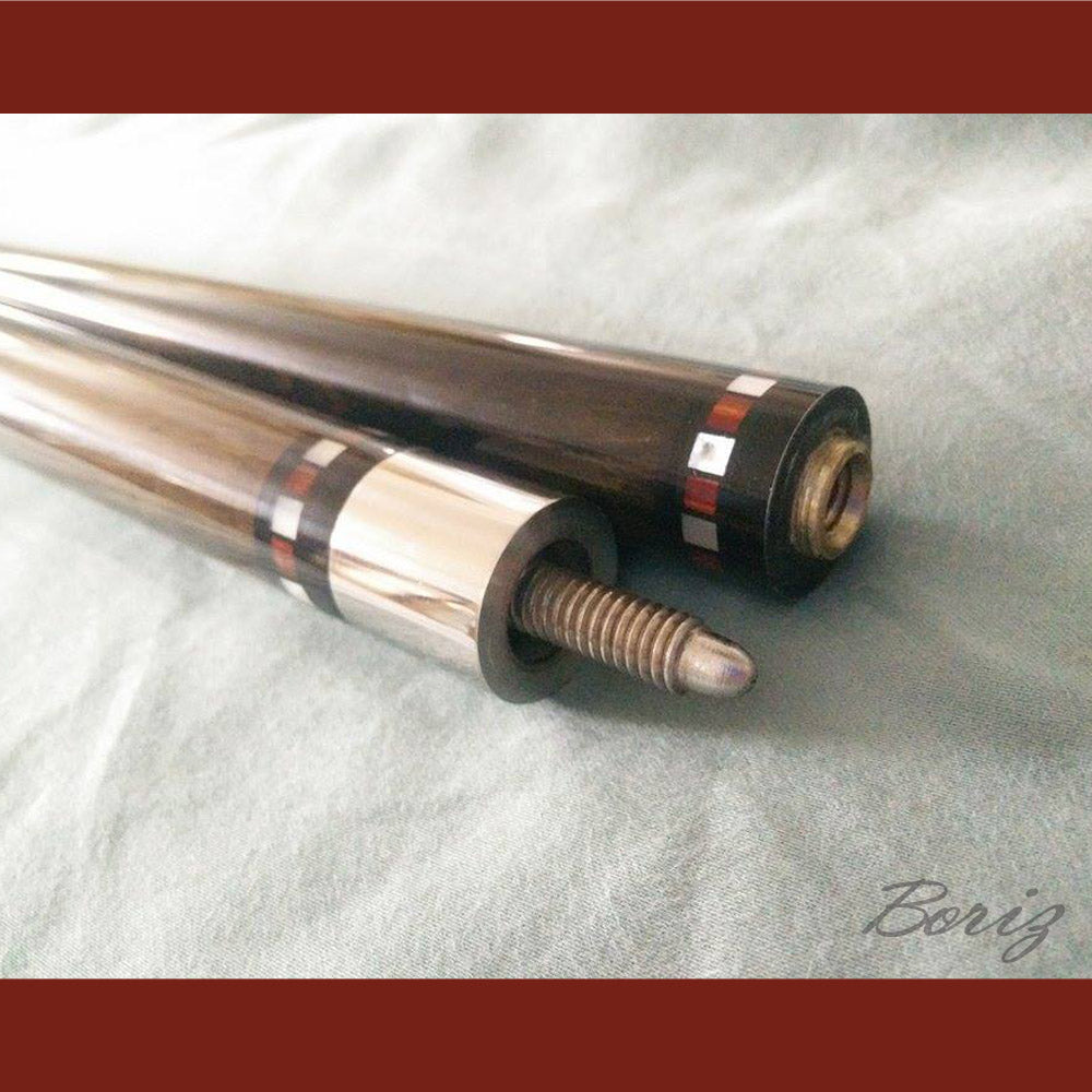 Boriz Billiards Cobra Laminated Snake Skin Grip Pool Cue Stick Original Inlay Artwork #BCC054