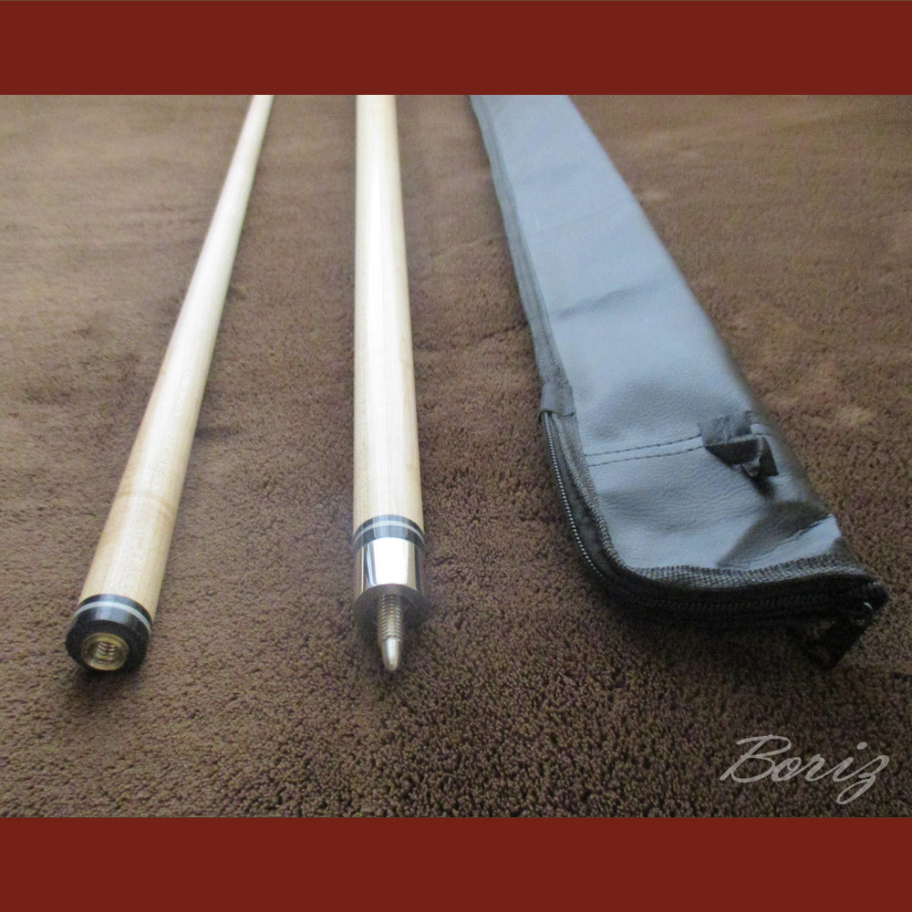 Boriz Billiards Bare Shaft Grip Pool Cue Stick Original Inlay Artwork #BCC051