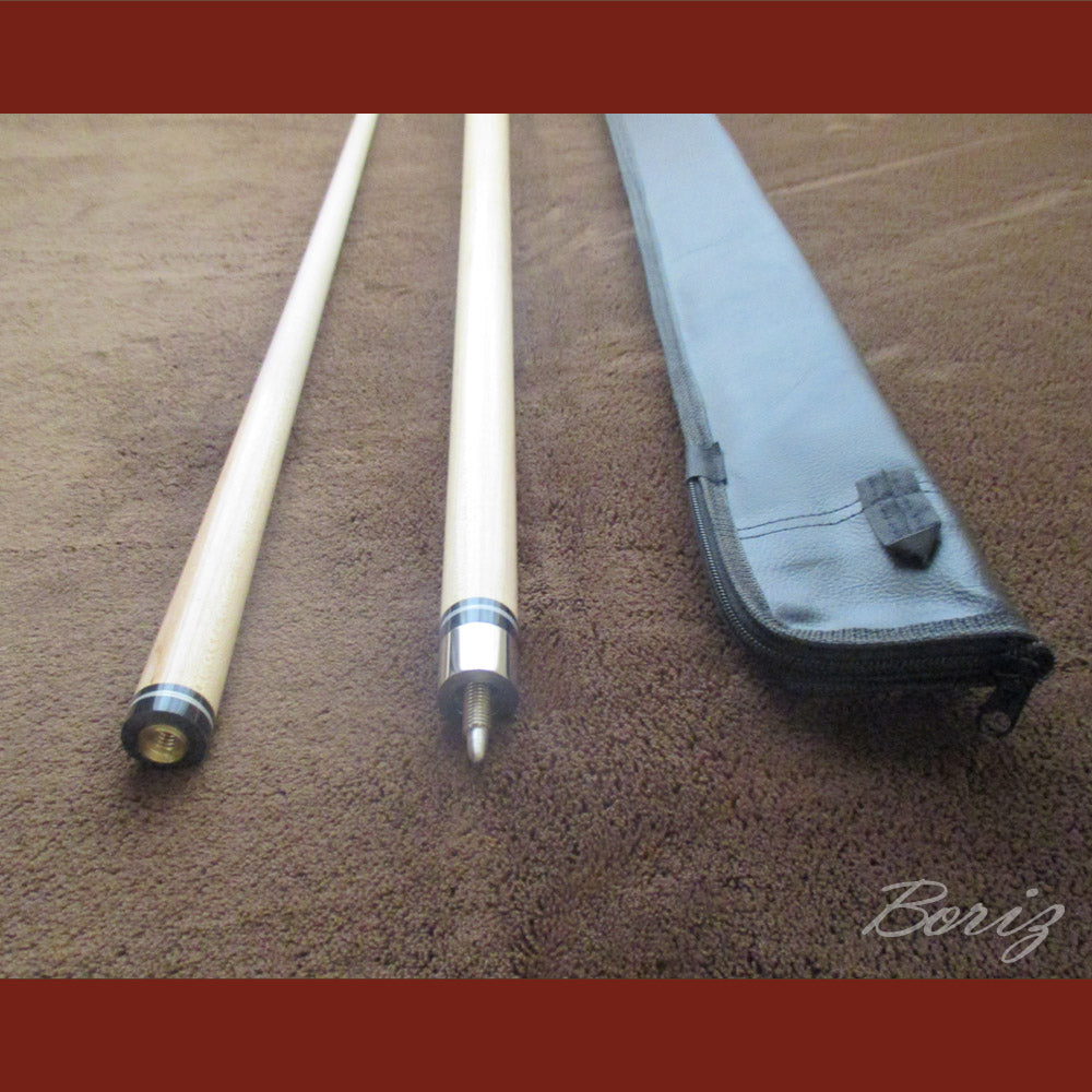 Boriz Billiards Bare Shaft Grip Pool Cue Stick Original Inlay Artwork #BCC052