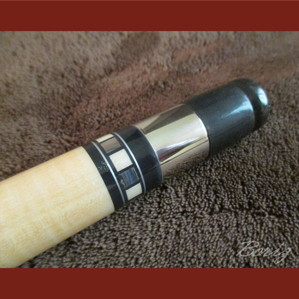 Boriz Billiards Bare Shaft Grip Pool Cue Stick Original Inlay Artwork Pro Series 1 #BCC056
