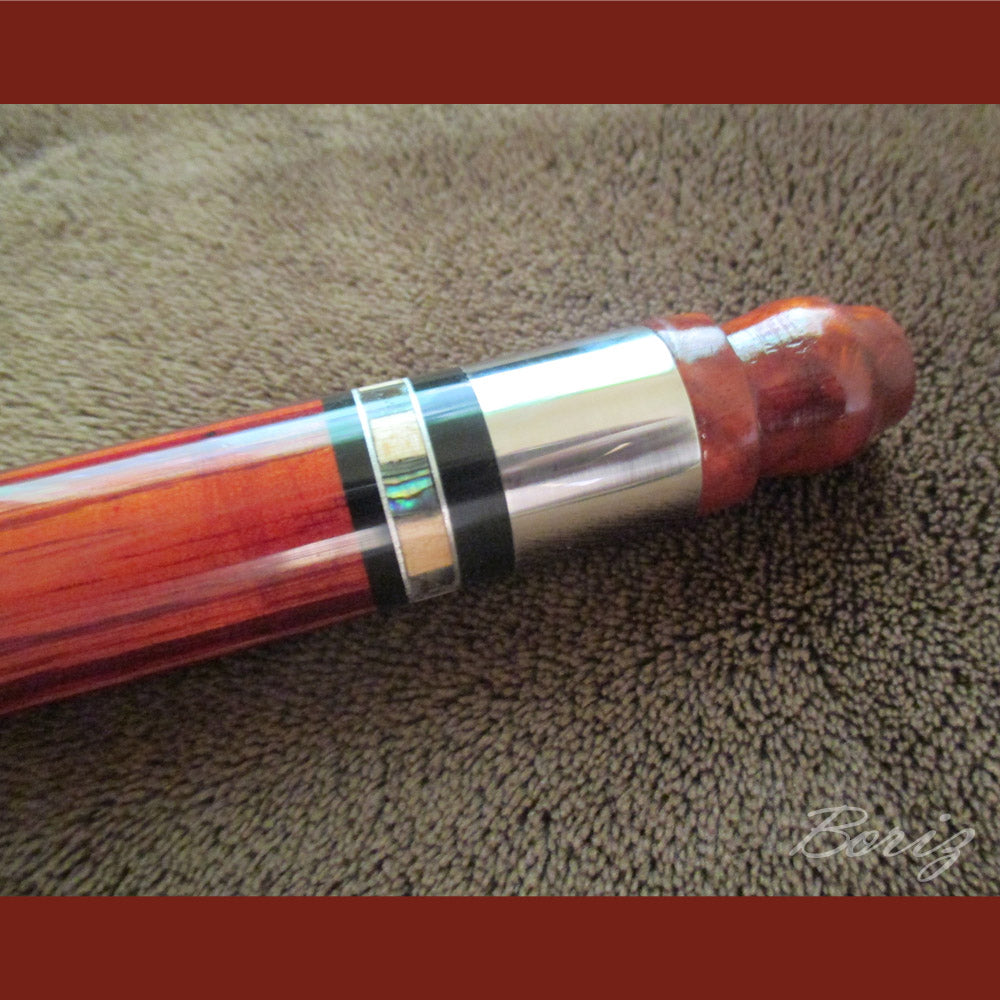 Boriz Billiards Laminated Snake Skin Grip Pool Cue Stick Original Inlay Artwork Pro Series 2 #BCC057