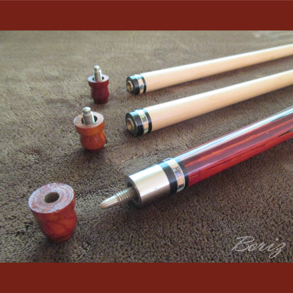 Boriz Billiards Laminated Snake Skin Grip Pool Cue Stick Original Inlay Artwork Pro Series 2 #BCC057